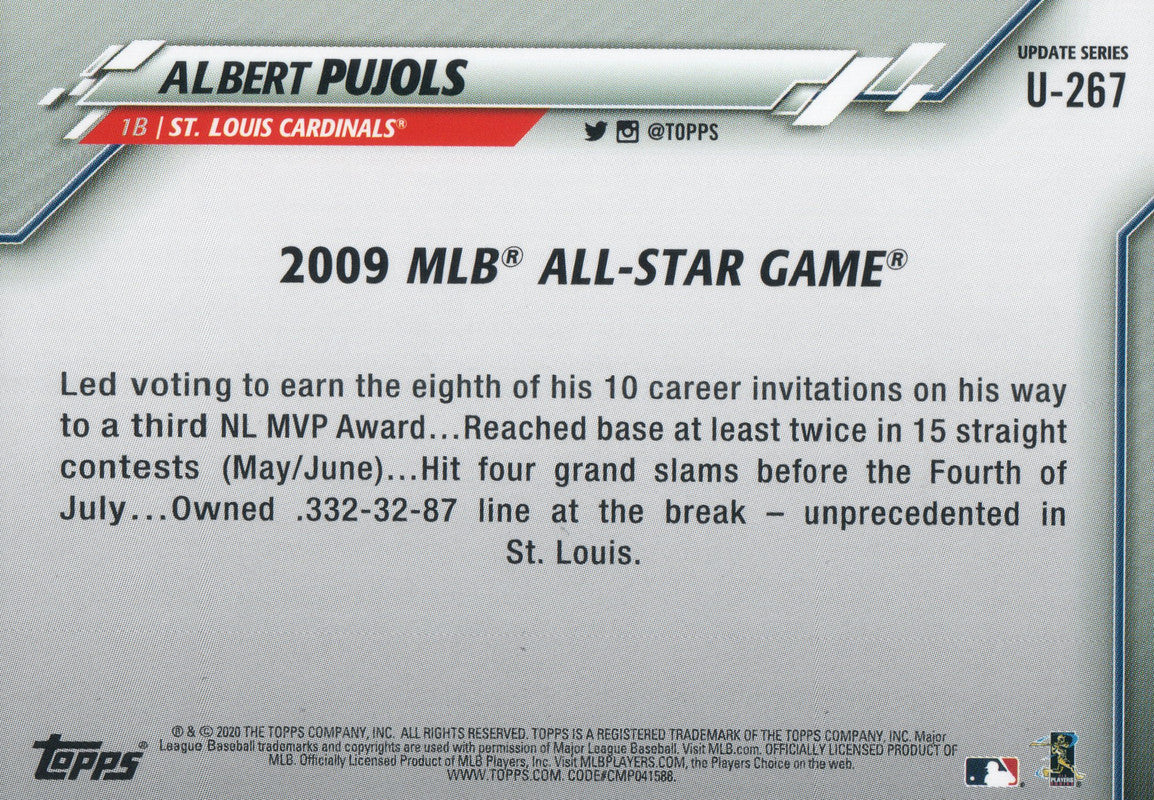 Pujols tops All-Star voting