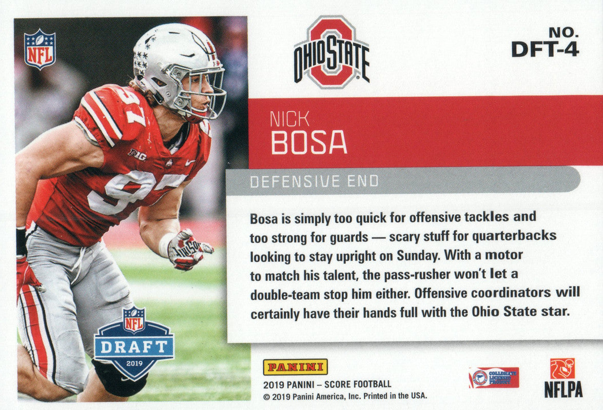 Nick Bosa 2019 Score Rookie Card