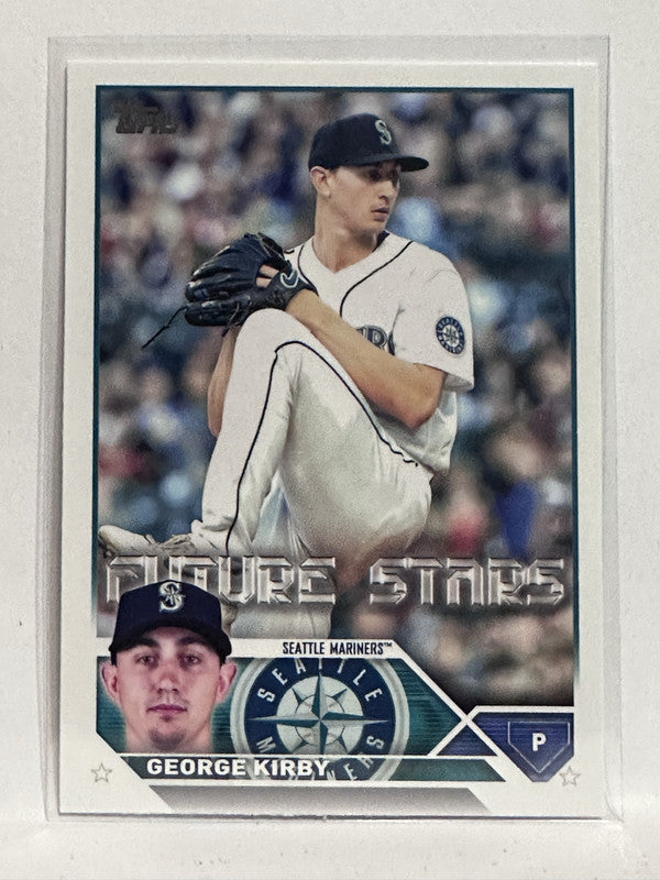 George Kirby 2023 Topps Series 1 #195 Future Stars Seattle Mariners