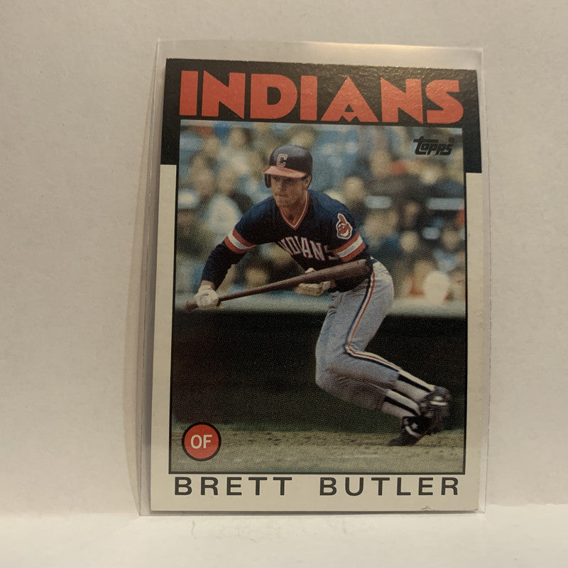 149 Brett Butler Cleveland Indians 1986 Topps Baseball Card II –  GwynnSportscards
