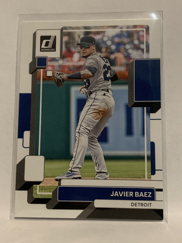  2022 Donruss #204 Javier Baez Detroit Tigers Official