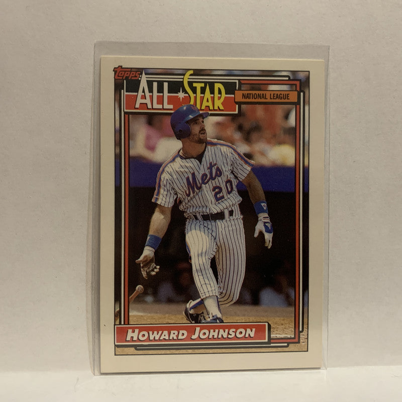 388 Howard Johnson All-Star New York Mets 1992 Topps Baseball Card IQ –  GwynnSportscards