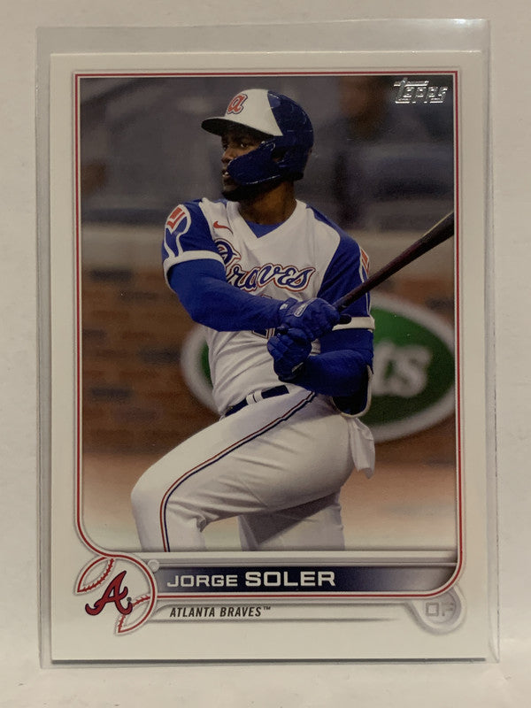  2023 TOPPS #125 MARCELL OZUNA ATLANTA BRAVES BASEBALL