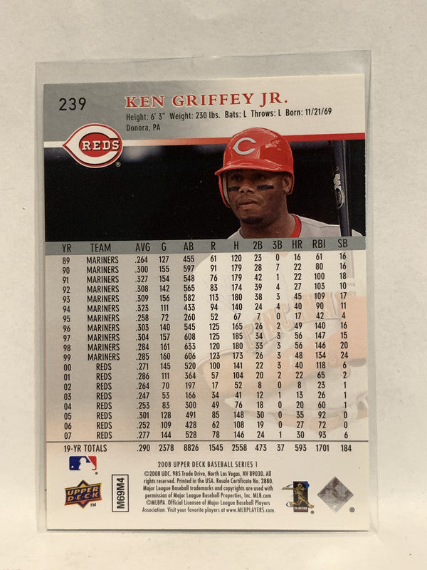  Ken Griffey Jr. (Baseball Card) 2008 Upper Deck