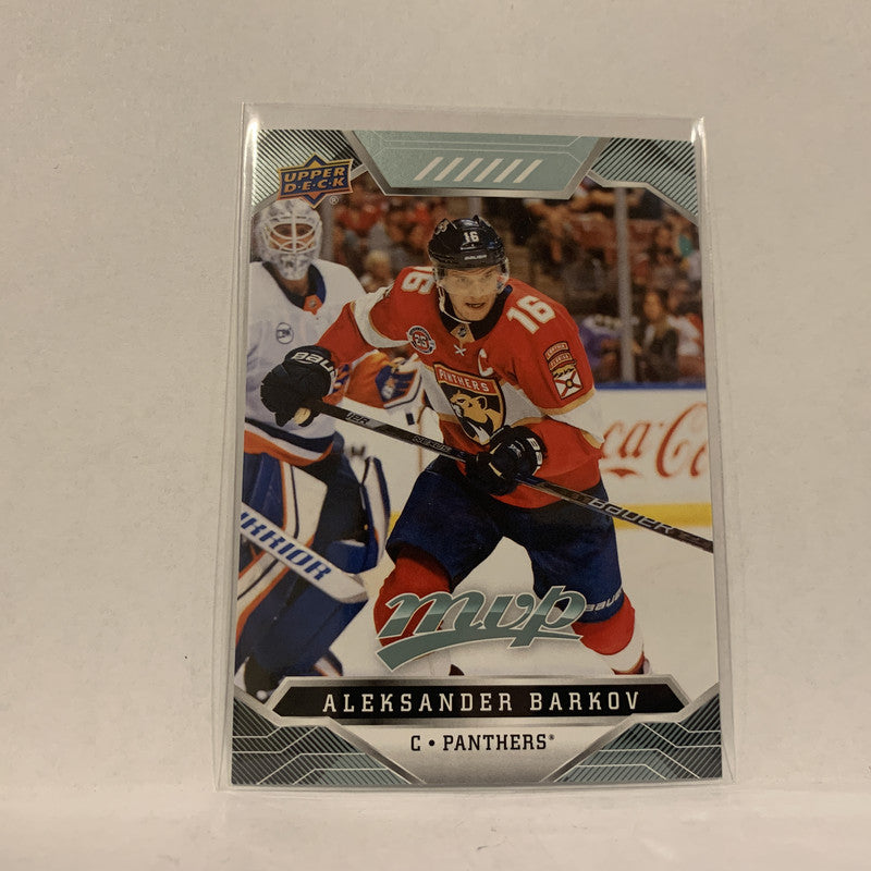 : 2021-22 Upper Deck MVP Silver Script #204 Aleksander Barkov  Florida Panthers Official NHL Hockey Card in Raw (NM or Better) Condition :  Collectibles & Fine Art