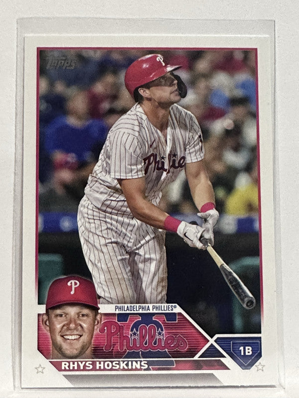  2023 Topps Series One #221 Rhys Hoskins Philadelphia