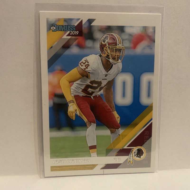 Josh Norman 2019 Donruss Washington Football Team Card #152 at