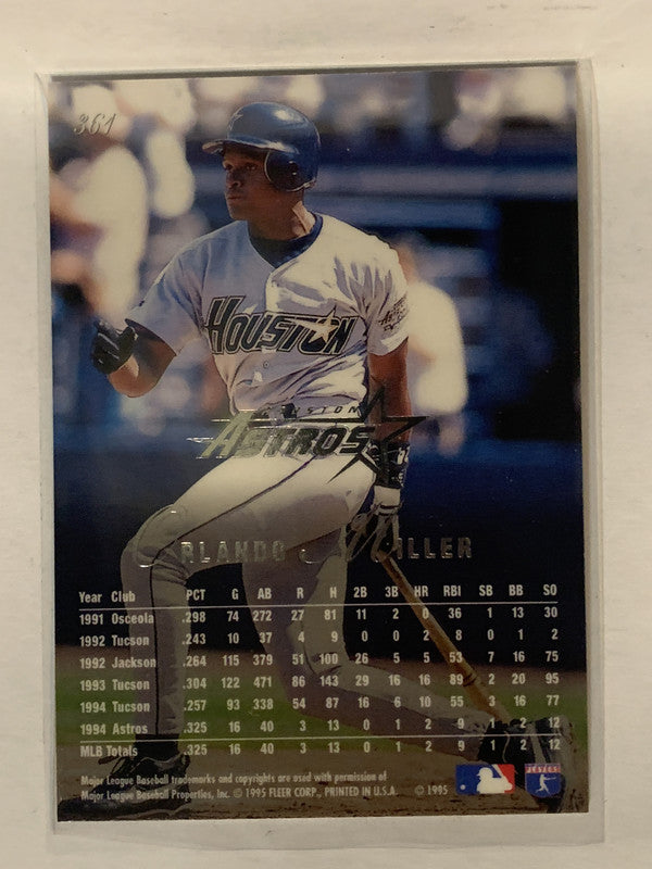 Orlando Miller 1995 Flair #361 Houston Astros