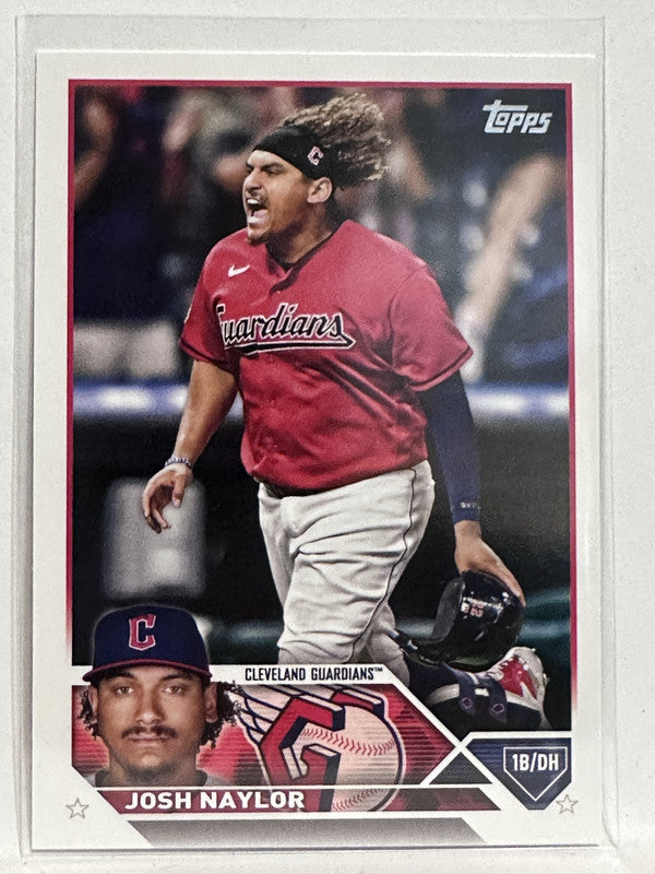 2023 Topps #91 Josh Naylor Cleveland Guardians Baseball Card