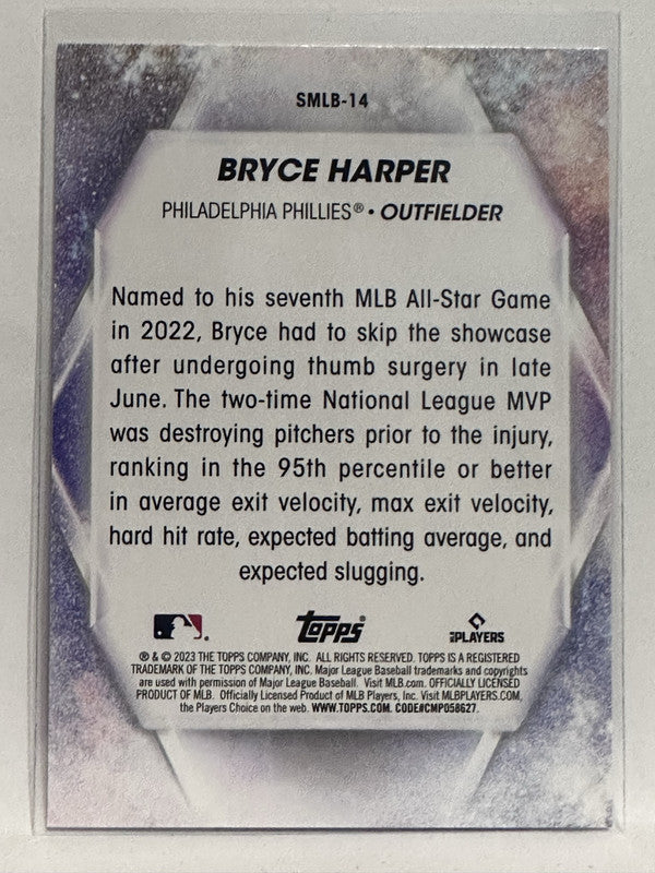 2021 Topps Stars of MLB Bryce Harper Philadelphia Phillies #SMLB