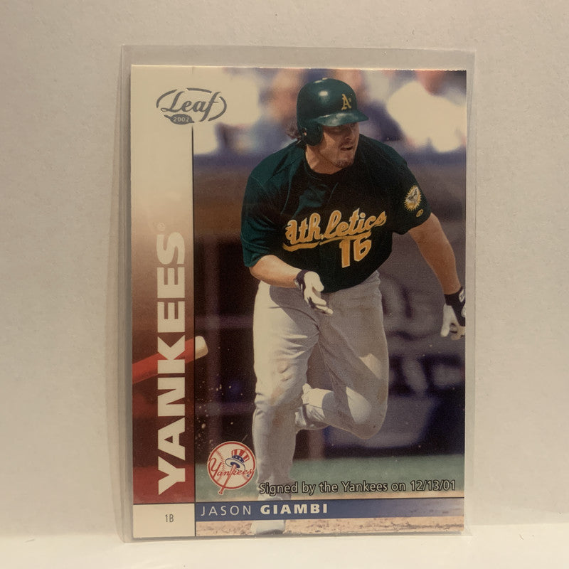Topps Jason Giambi Baseball Trading Cards