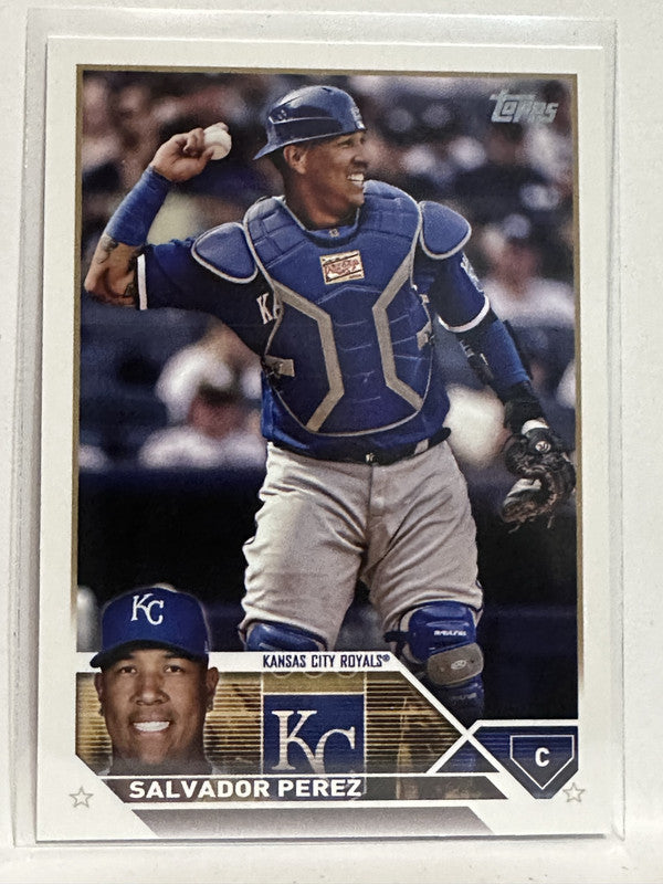 Salvador Perez Autographed Card