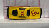 Yellow #28 Racer Unbranded Diecast Car