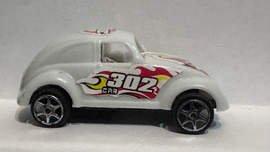 White #302 #0989 Volkswagen Beetle Kiny Diecast Car