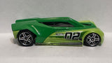 Green #02 Split Vision 2007 Hot Wheels Diecast Car