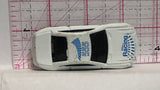 White #555 Racing Sports Racer Unbranded Diecast Car