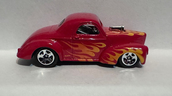 Red Flames '41 Willys 2015 Hot Wheels Diecast Car