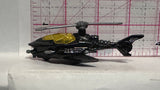 Black Helicopter Batcopter Batman W4238 DC Comics Hot Wheels Diecast Car