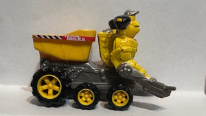 Yellow Tonka Tucker the Truckbot Dump Trucl Lil Chuck 2001 Maisto Diecast Car