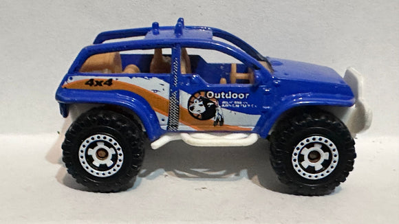 Blue Outdoor Wilderness Adventure 4x4 Buggy MB569 ©2002 Matchbox Diecast Car