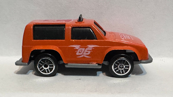 Orange #06 SUV Racer Unbranded Diecast Car