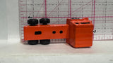 Orange Semi Transport Truck Unbranded Diecast Car