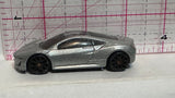 Silver 2012 Acura NSX Concept  Hot Wheels Diecast Car