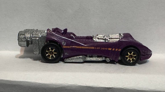 Purple Power Rocket 1995 Hot Wheels Diecast Car