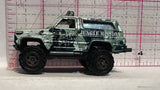 Green Jungle Mission Chevy Blazer 4X4 MB129 1989 SUV Matchbox Diecast Car