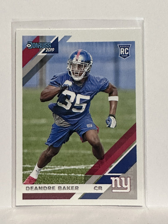 #264 Deandre Baker Rookie New York Giants 2019 Donruss Football Card