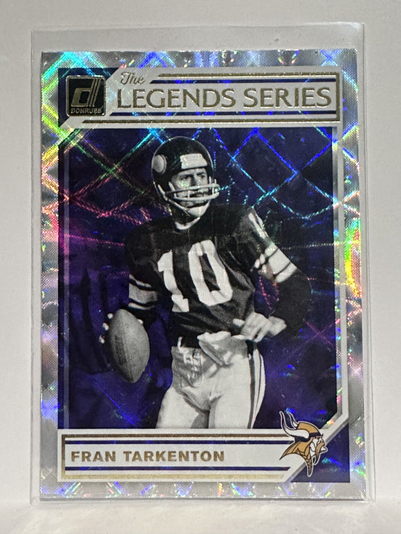 #LS-2 Fran Tarkenton The Legend Series Minnesota Vikings 2019 Donruss Football Card
