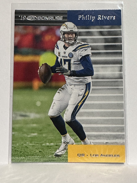 #RE-6 Philip Rivers Retro Los Angeles Chargers 2019 Donruss Football Card