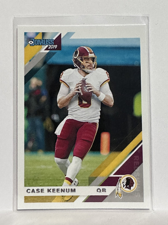 #240 Case Keenum Washington Redskins 2019 Donruss Football Card