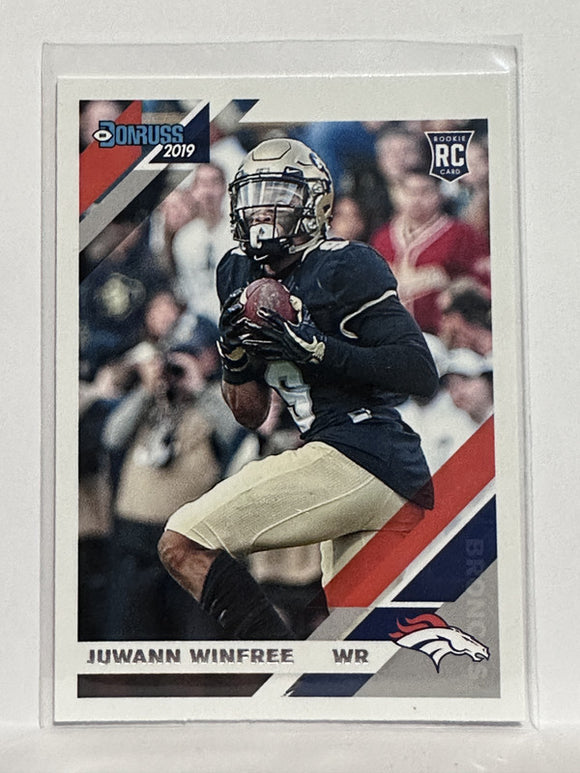 #297 Jumann Winfree Rookie Denver Broncos 2019 Donruss Football Card