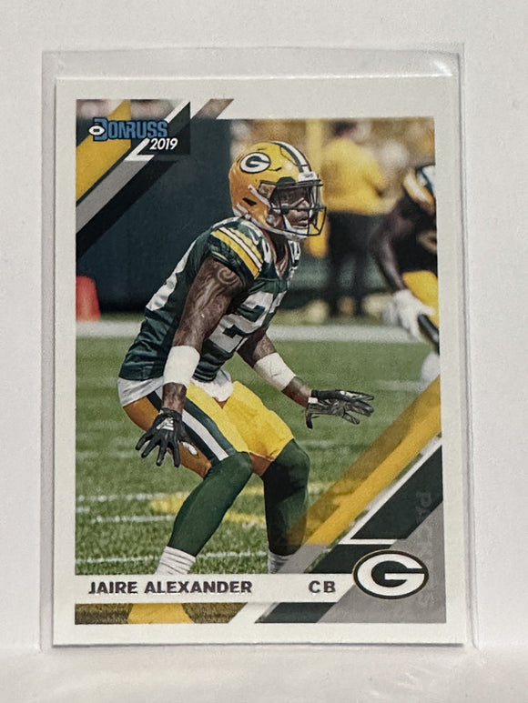 #104 Jaire Alexander Green Bay Packers 2019 Donruss Football Card