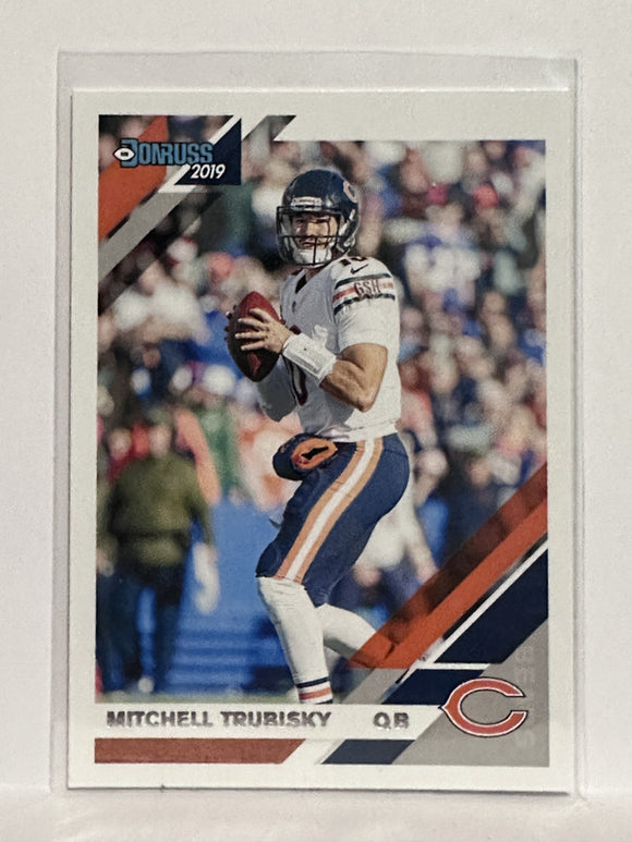 #49 Mitchell Trubisky Chicago Bears 2019 Donruss Football Card
