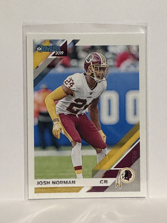 #152 Josh Norman Washington Redskins 2019 Donruss Football Card