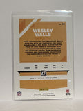 #48 Wesley Walls Carolina Panthers 2019 Donruss Football Card