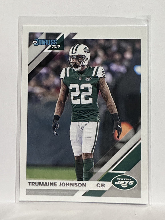 #190 Trumaine Johnson New York Jets 2019 Donruss Football Card