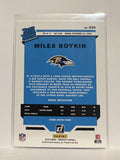 #330 Miles Boykin Rated Rookie Baltimore Ravens 2019 Donruss Football Card