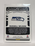 #GK-13 Russell Wilson Gridiron Kings Seattle Seahawks 2019 Donruss Football Card