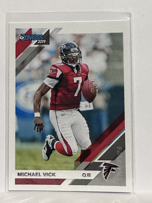 #24 Michael Vick Atlanta Falcons 2019 Donruss Football Card