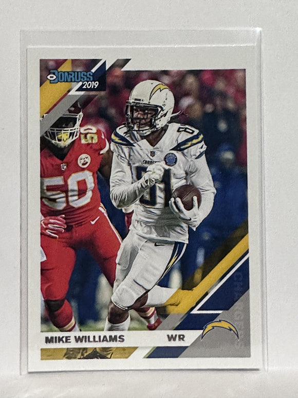 #132 Mike Williams Los Angeles Chargers 2019 Donruss Football Card