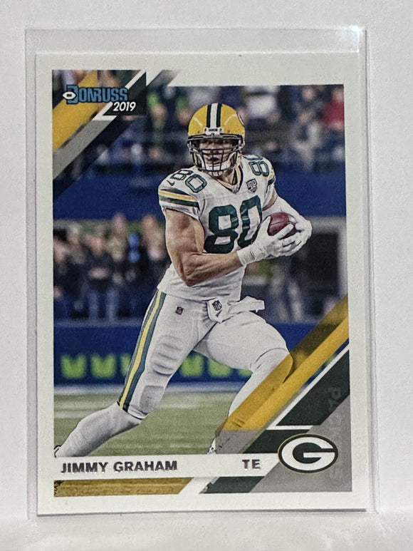 #102 Jimmy Graham Green Bay Packers 2019 Donruss Football Card