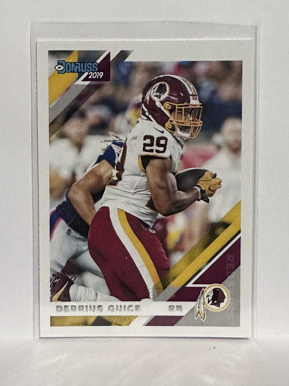 #233 Derrius Guice Washington Redskins 2019 Donruss Football Card