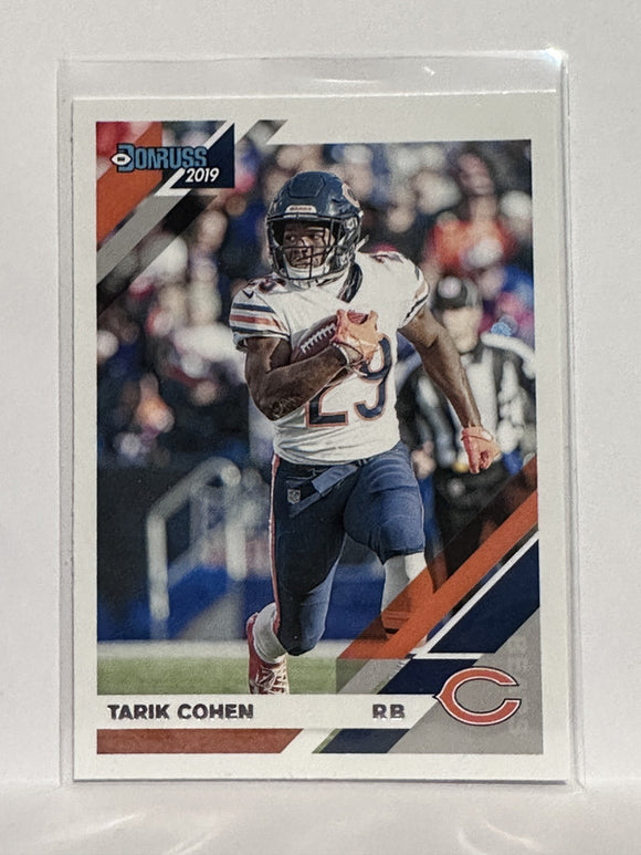 #50 Tarik Cohen Chicago Bears 2019 Donruss Football Card