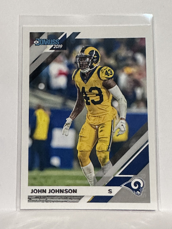 #144 John Johnson Los Angeles Rams 2019 Donruss Football Card