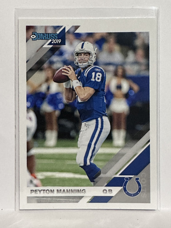 #121 Peyton Manning   Indianapolis Colts 2019 Donruss Football Card