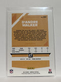 #291 D'Andre Walker Rookie Tennessee Titans 2019 Donruss Football Card