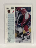 #389 Bob Rouse Washington Capitals 90-91 Upper Deck Hockey Card